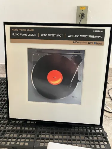 Music Frame Samsung LS60D Caixa Som Inteligente Dolby Atmos Alexa Nova com Garantia