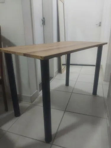Mesa/Escrivaninha de madeira customização!