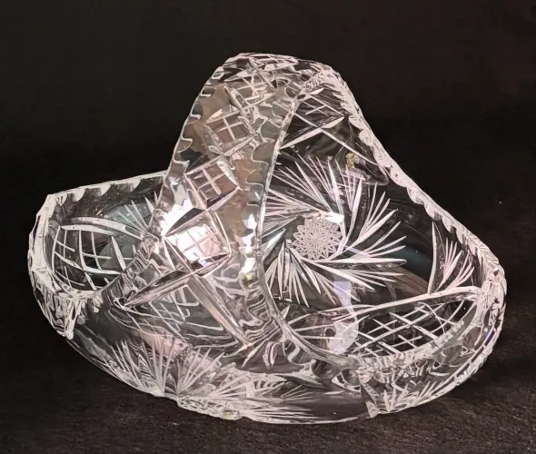 Centro de mesa de cristal