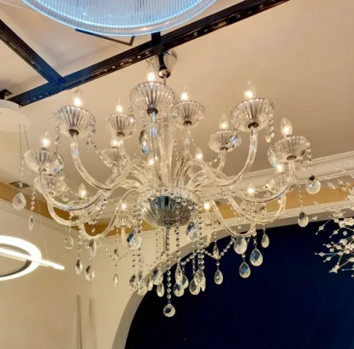 Lustre de Cristal 18 Braços NOVO na caixa