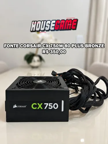 FONTE CORSAIR CX 750W 80 PLUS BRONZE