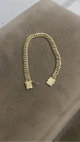 Pulseira de ouro 18k, 15.7g, peça nova. Parcelo no cartão.