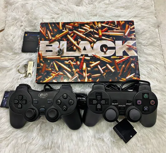 PS2 cheio de jogos 2 controles (Entrega grátis)