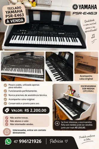 Teclado Yamaha Psr E 463