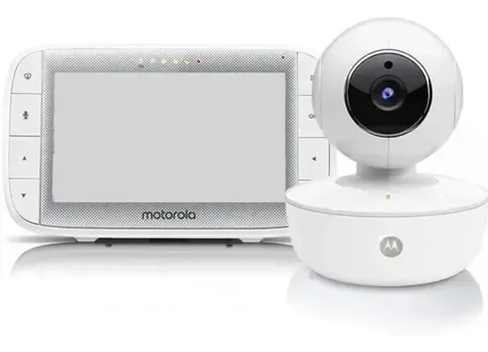 Babá Eletrônica Motorola MBP36XL Tela 5" Câmera Giratória - Completa