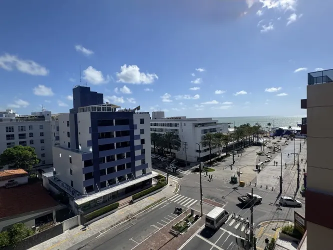 Apartamento Mobiliado para Locação em João Pessoa, Cabo Branco, 2 dormitórios, 1 banheiro,