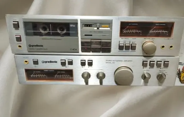 Tape deck gradiente c404 no estado 