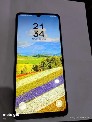 Vendo 01 celular Samsung GALAXY A06 EM PERFEITO ESTADO EDTADO  COR GELO