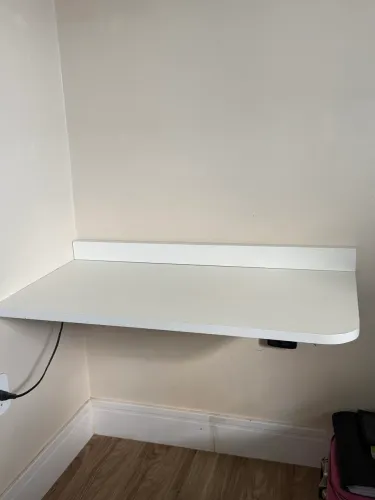 Mesa escrivaninha MDF branco