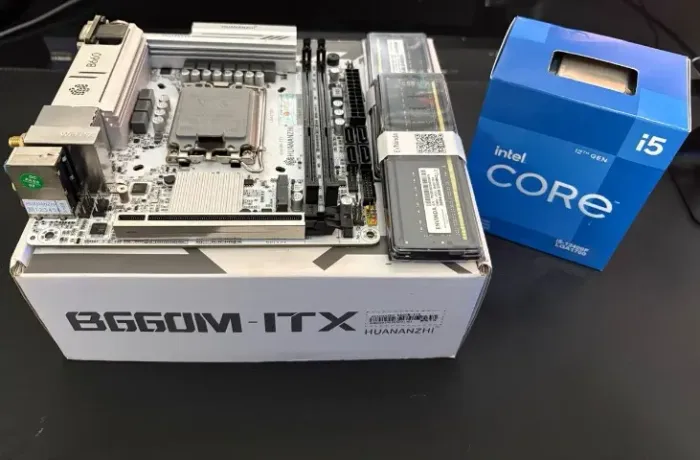 Kit Intel Placa mãe B660M Itx + 12400F + Memoria 2 x 8g 3200 Mhz Leiam o anuncio! 