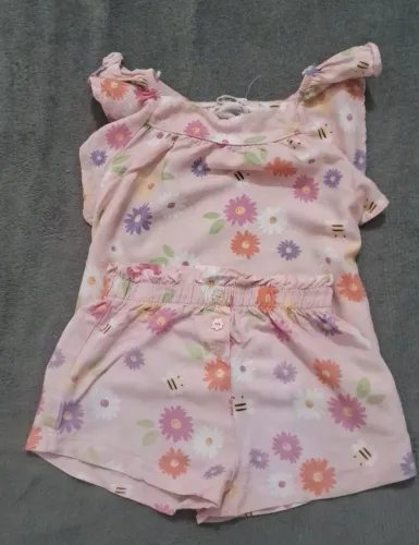Conjunto infantil floral