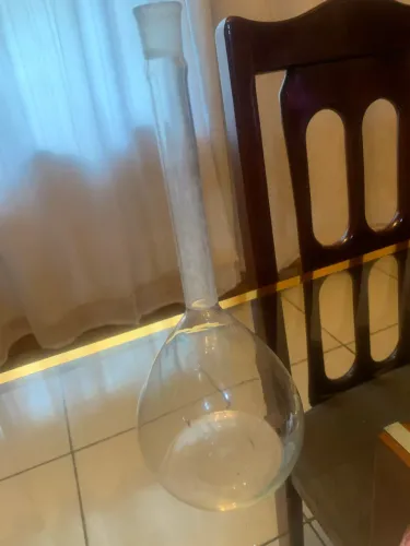 Leia descrição. ?Leia descrição. Balão de Vidro Antigo 1 Litro
