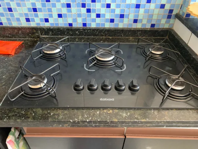 Cooktop 5 bocas seminovo