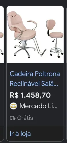 Cadeira poltrona reclinável , salão feminino LACRADA