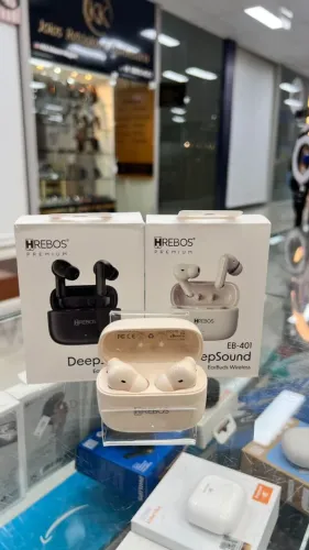 FONE DE OUVIDO SEM FIO BLUETOOTH DEEPSOUND EARBUDS HREBOS EB-401