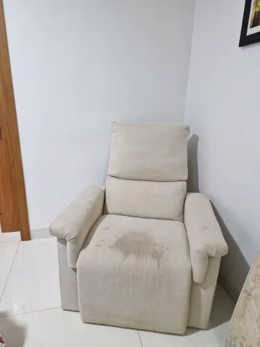 Poltrona reclináveis linho