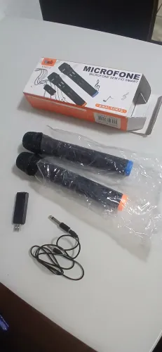 MICROFONE DUPLO SEM FIO