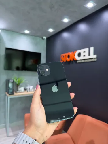 Iphone 12 128GB Preto Seminovo Bem conservado Loja Física
