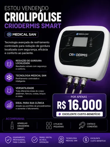 Aparelho de Criolipolise de placas