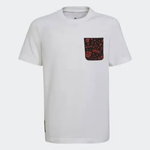 Camiseta Infantil Original Flamengo Adidas - Algodão