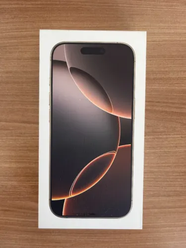 iPhone 16 Pro 128GB Titânio Deserto - NOVO LACRADO com Nota Fiscal