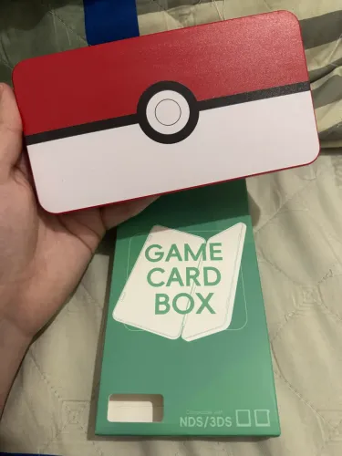 Case pokeball para cartuchos nintendo 3ds/ds