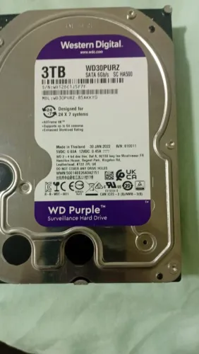  HD 3TB Western Digital - Saudável e Testado