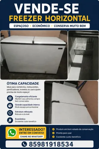 Freezer EFH500 439 litros