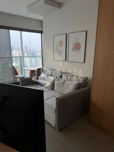 Apartamento para Locação no Butantã, São Paulo-SP: 1 Quarto, 1 Banheiro, 1 Vaga, 37m² de L