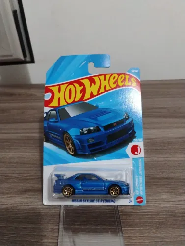 HotWheels Skyline GT-R 34 Azul