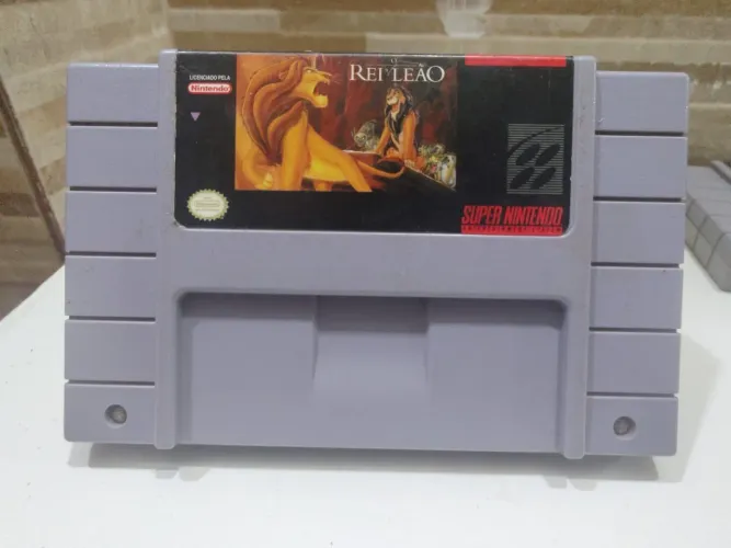  Cartucho Original Rei Leão Super Nintendo