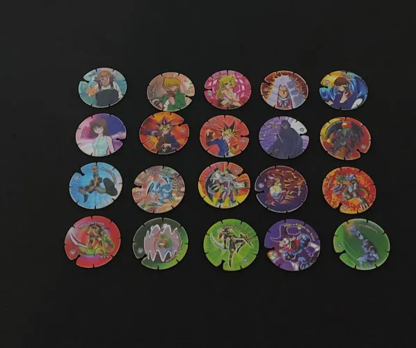 Coleção completa tazos Yugioh ar/voa Elma chips ( excelente)