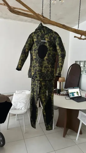 Roupa de mergulho 3mm 3xl 88-100kg demmet
