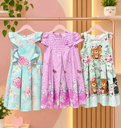 3 vestidos menina