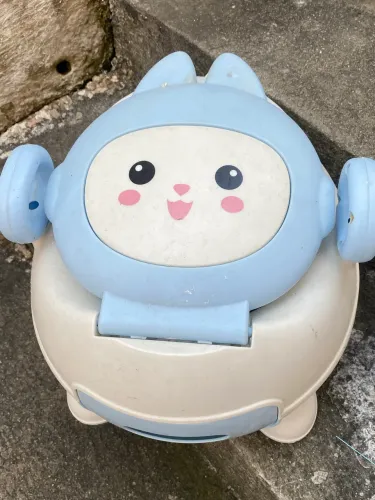 Troninho Penico Infantil Bebê Desfralde Boop Azul Maxi Baby