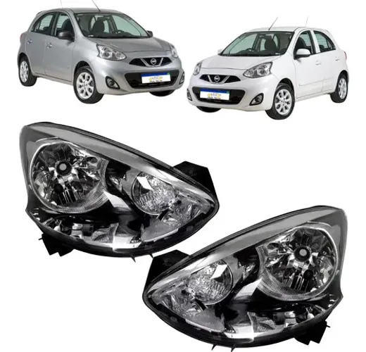 Par Farol Nissan March 2015 2016 2017 A 2020 Sv Sl S Rio
