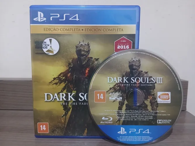 Dark Souls 3 The Fire Fades Edition (versão completa) - jogo ps4