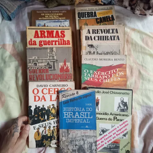 Lote de Livros de História e Política