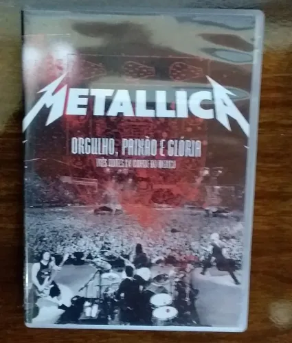 DVD Metallica - Orgulho, Paixão e Gloria 3 Noites na Cidade do México - Usado