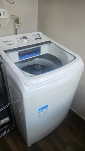 Máquina de Lavar Electrolux 14kg Branca Essential Care com Cesto Inox e Jet&Clean (LED14)