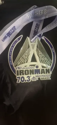 Medalha Ironman 70.3 são paulo brasil 2026