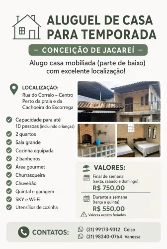 Conceição de Jacareí por temporada (parte baixa)