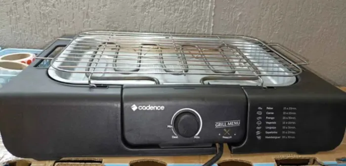 churrasqueira eletrica cadence 220v (avaria)