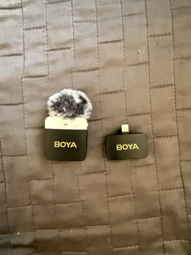 Microfone Sem Fio BOYA para iPhone - Excelente Estado