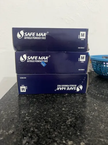 Caixa de luva sem pó 