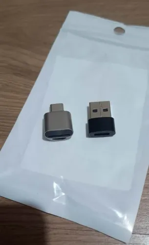 Leitor De Cartão De Memória Mini Tipo-C Usb 3.0 Para Sd Micro Sd Tf Em Alumínio
