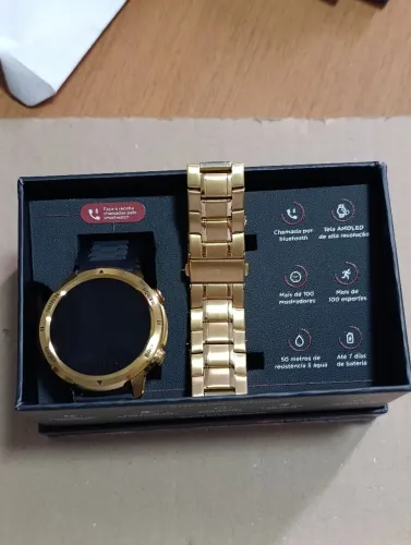 Smartwatch Technos Connect Sports Call Dourado