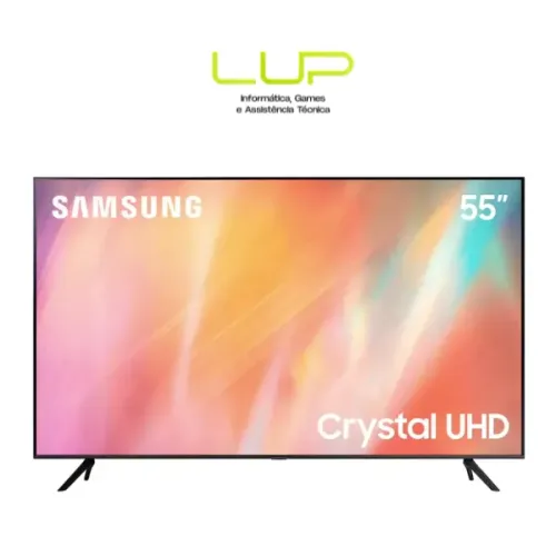 (LOJA FÍSICA) Smart Tv Samsung 55 polegadas Crystal 4k Uhd Tizen 110v/220v