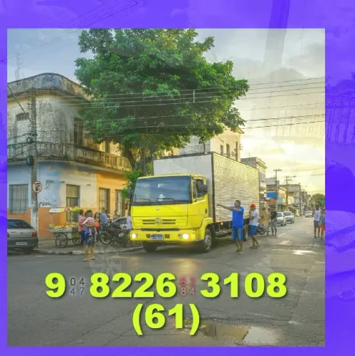 Mudança fácil e rápida! Frete com ajudantes disponíveis para sua necessidade!