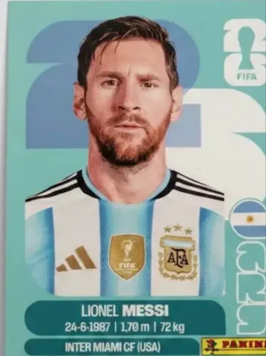 Figurinha do Messi Copa do mundo 2026 original 